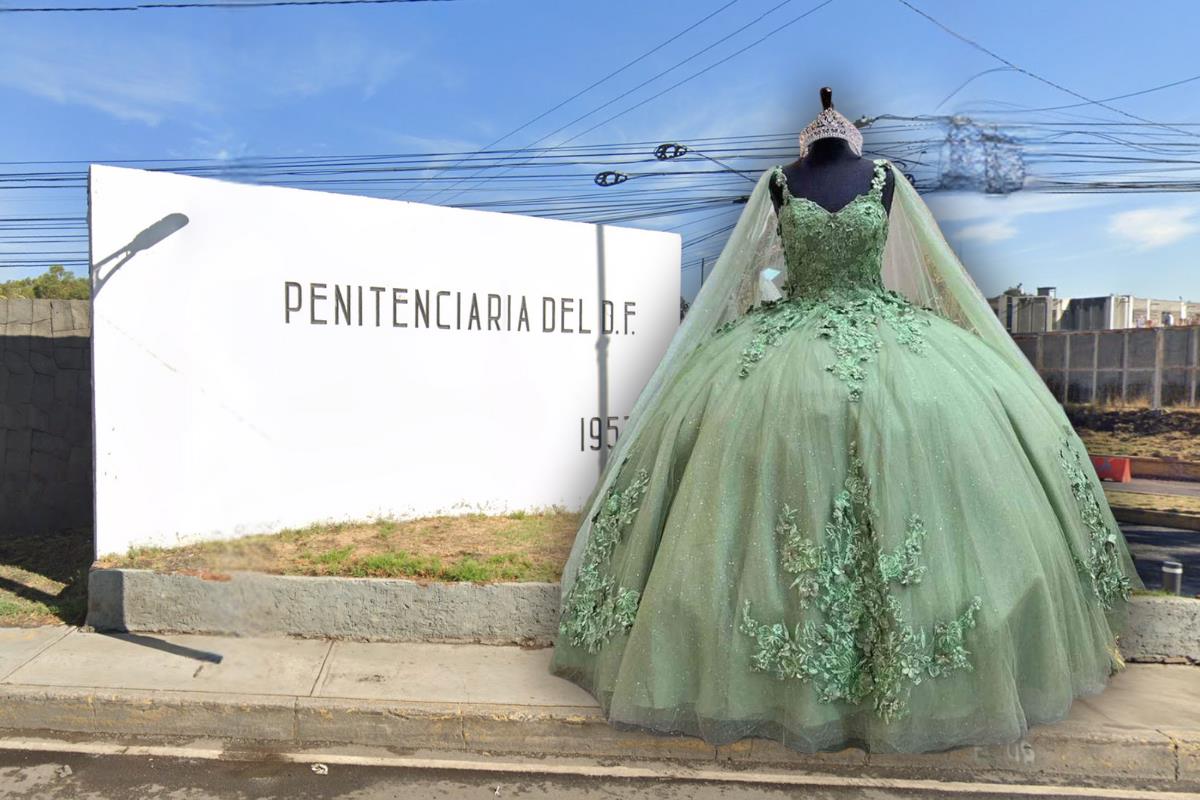 Quinceañeras festejan en Centro de Reinserción Social de Santa Martha Acatitla. Foto: Especial