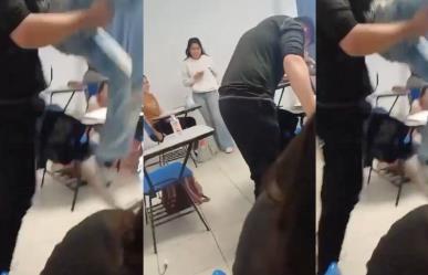 Estudiante de preparatoria azota contra el suelo a su compañero (VIDEO)