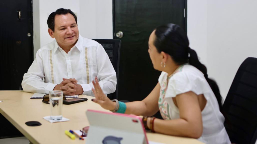 Joaquín Díaz Mena y María Luisa Albores revisan desafíos ambientales en Yucatán