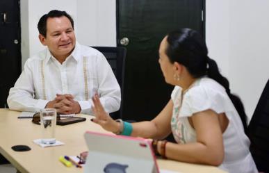 Joaquín Díaz Mena y María Luisa Albores revisan desafíos ambientales en Yucatán