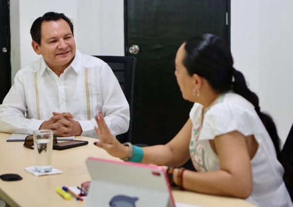 Joaquín Díaz Mena y María Luisa Albores revisan desafíos ambientales en Yucatán