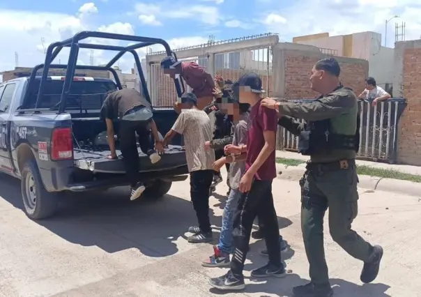 Caen 6 pandilleros en fraccionamiento Villas del Manantial; 5 menores de edad