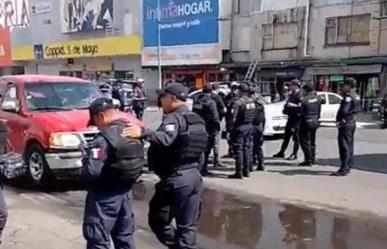 Fuerte operativo en la terminal de Toluca