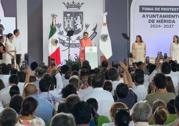 Cecilia Patrón Laviada toma protesta como Alcaldesa de Mérida