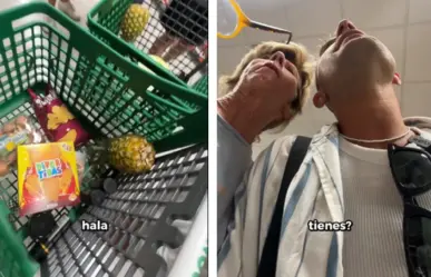 ¿Buscas pareja? Prueba ligar en supermercado con una piña en el carrito (VIDEO)