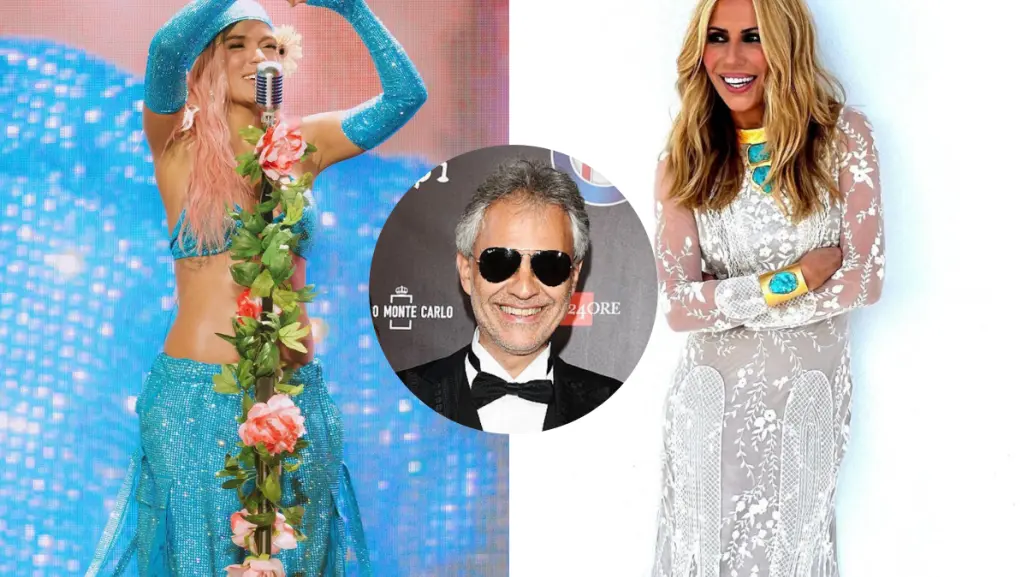 Marta Sánchez felicita a Karol G tras criticas por canción con Andrea Bocelli