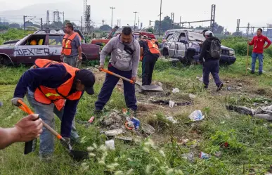 Limpian Tlalnepantla; retiran 100 toneladas de escombro y basura