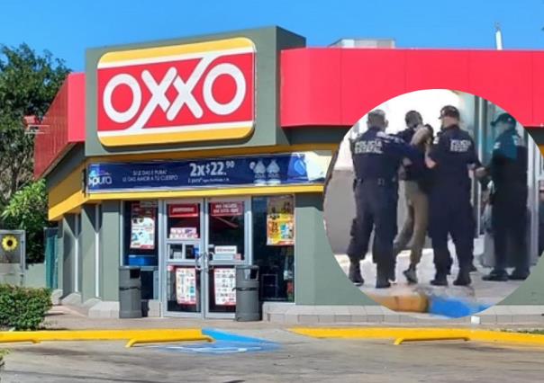 Arrestado por intentar robar cervezas en un OXXO de Ciudad Caucel