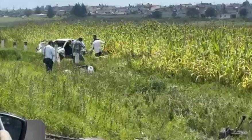 Accidente en la autopista Lerma-Valle de Bravo deja un muerto. Foto: Captura de pantalla