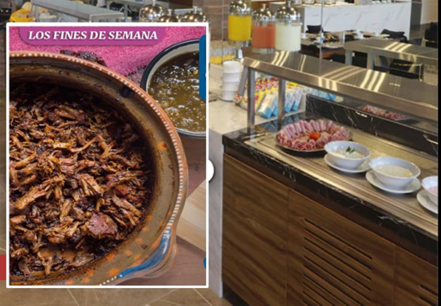 Desayuno buffet con barbacoa artesanal en Hotel Hilton Garden Inn Monterrey Obispado