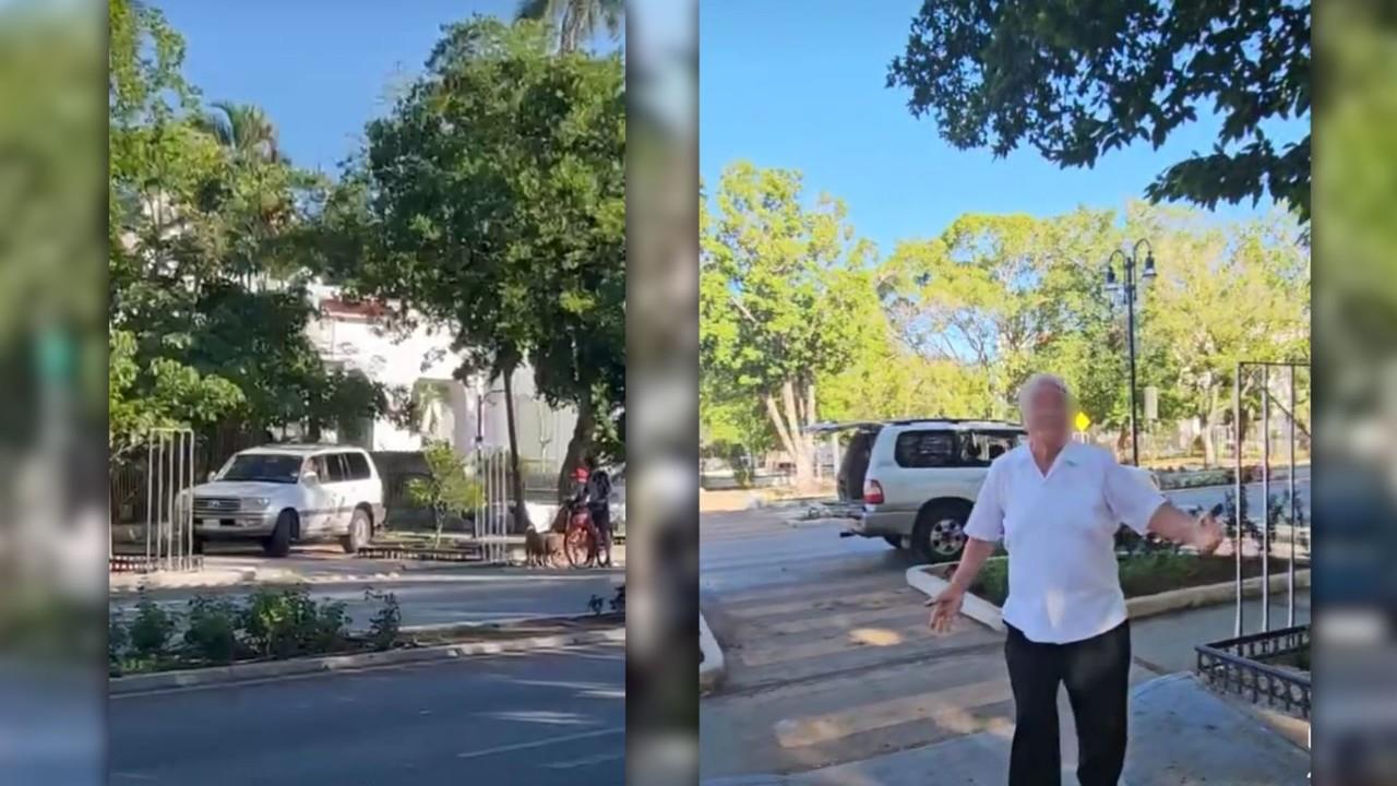 La violenta acción fue captada por varios testigos Foto: Redes
