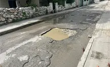 Los baches, un problema constante en Mérida y sus Comisarias