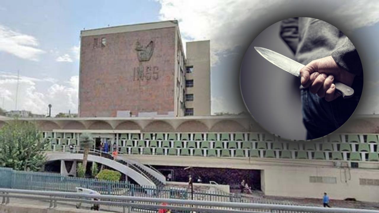 Hospital de Zona número 7 en donde es atendido el joven / Foto: Redes Sociales y Canva