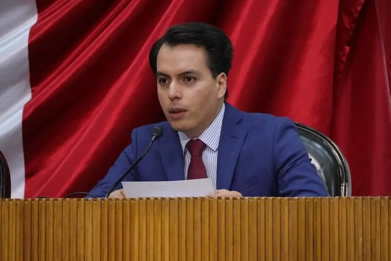 Oficial Mayor del Congreso Local, Joel Treviño Chavira, aseguró que fue legal el procedimiento para elección de Mesa Directiva. Foto. Armando Galicia