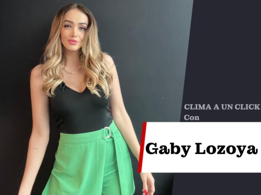 Lunes con lluvia por el frente frío: Gaby Lozoya