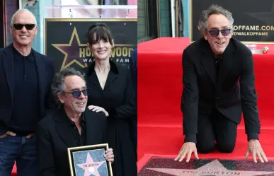 Tim Burton recibe su estrella en el Paseo de la Fama