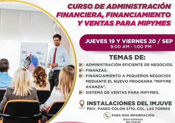 Ofrecen cursos gratuitos de capacitación para jóvenes emprendedores