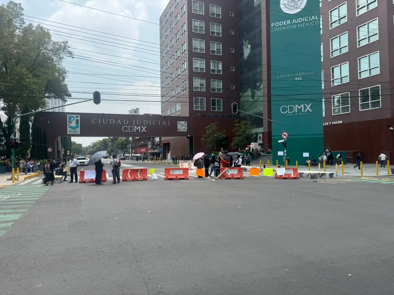 Ciudad Judicial de CDMX.     Foto: Ramón Ramírez