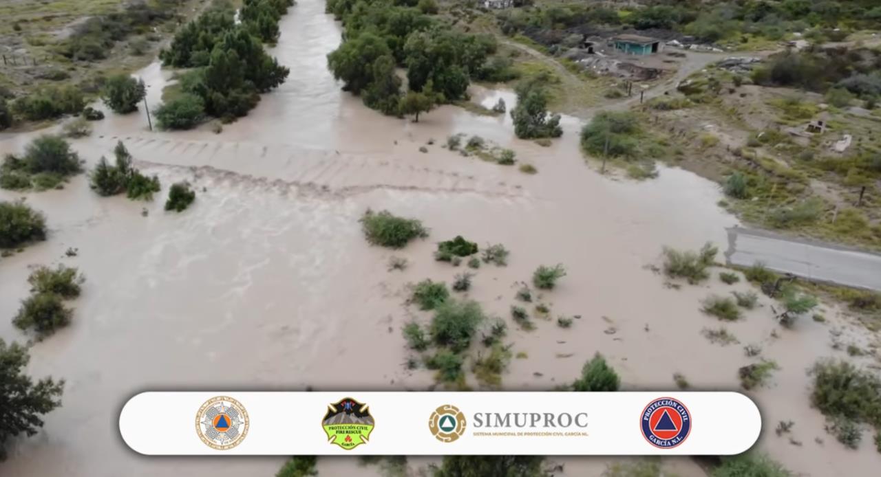 Río Salinas.Foto: Protección Civil García