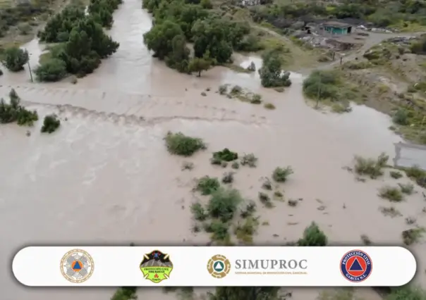 Cierre provisional de carretera Icamole en García por fuertes lluvias