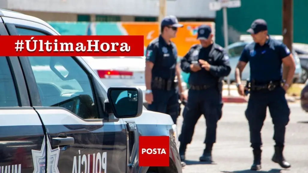 Hombres detenidos por agredir a Policías Municipales