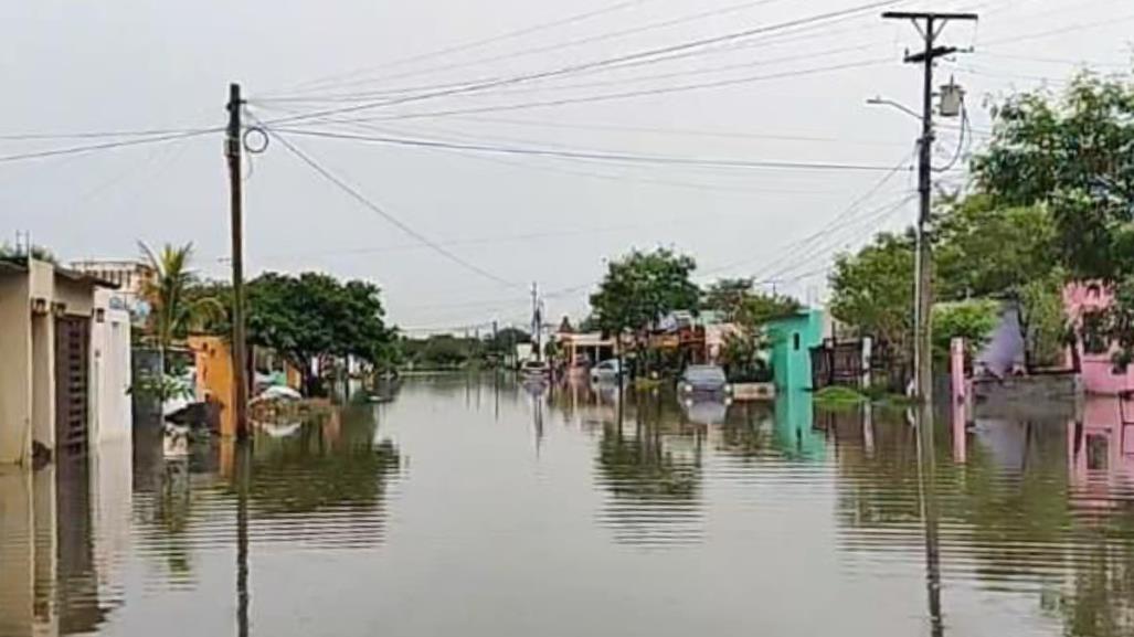 Colonias de Matamoros bajo el agua después de las lluvias