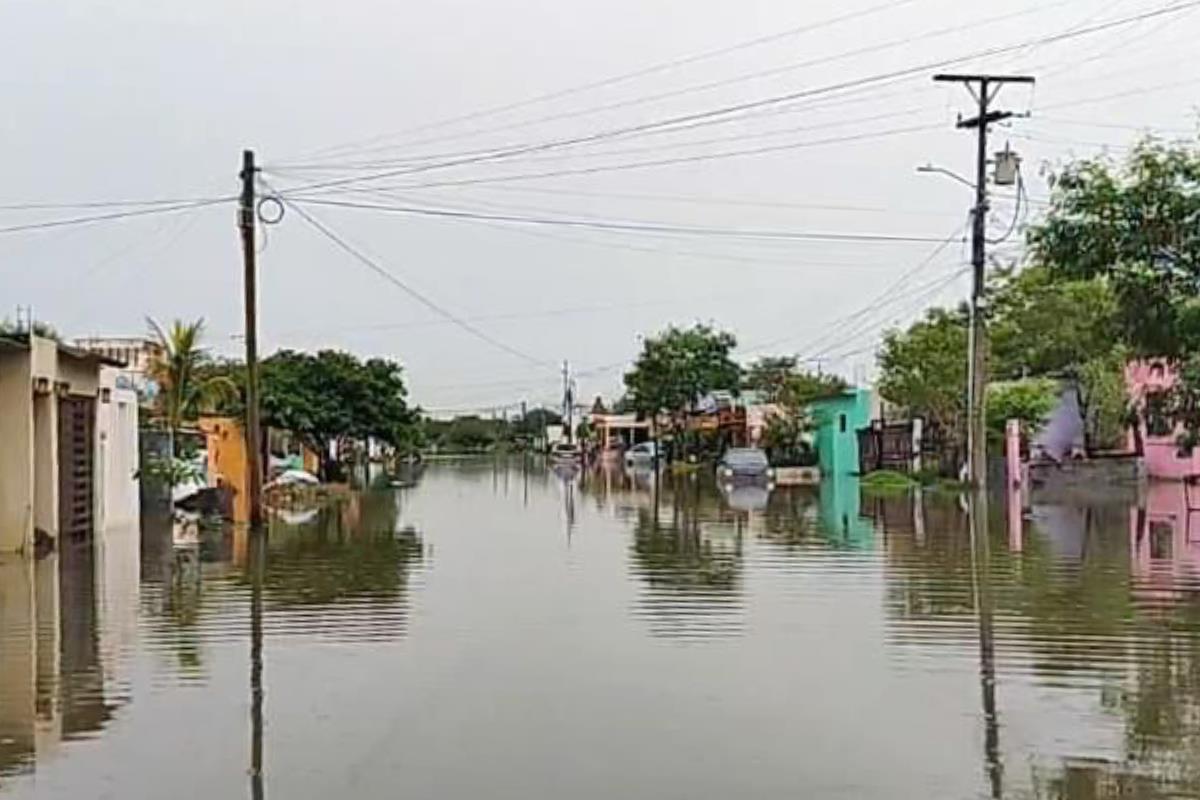 Las colonias más afectadas se ubican al oriente de la ciudad de Matamoros. Foto: Daniel Espinoza