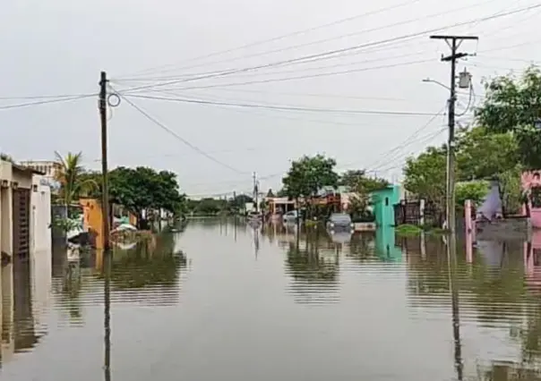 Colonias de Matamoros bajo el agua después de las lluvias