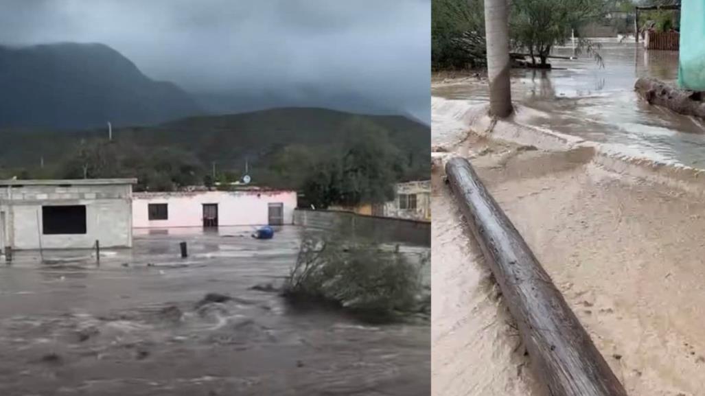 Río Aguanaval se desborda e inunda ranchos de Viesca