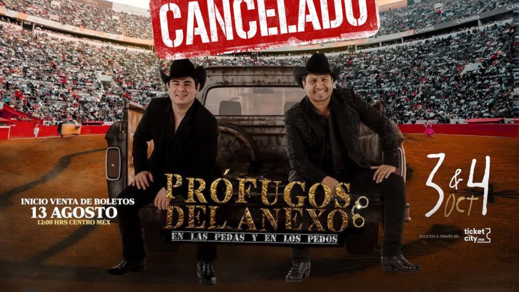 ¡Se cancela! Alcaldía Benito Juárez no autoriza conciertos de Prófugos del Anexo