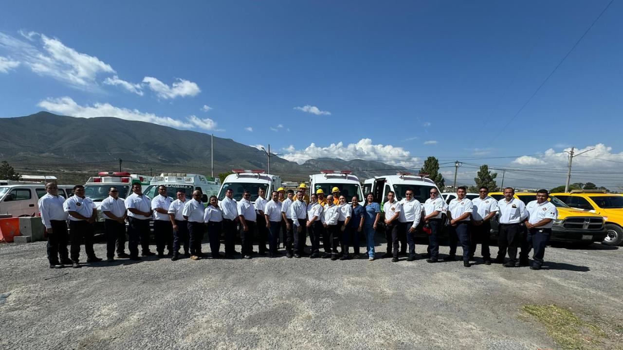 Cuadrilla de Protección Civil de Arteaga / Foto: Gobierno Municipal de Arteaga