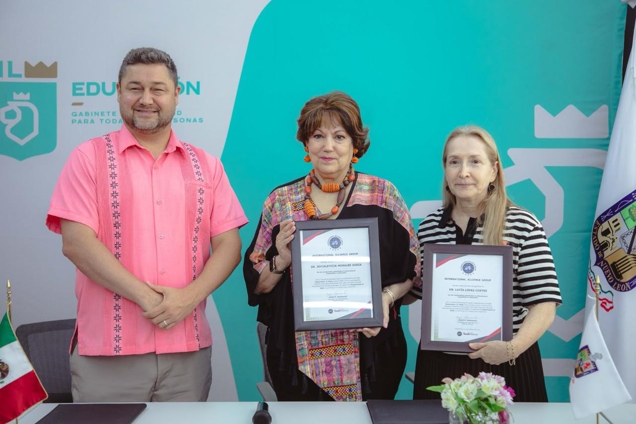 Secretaria de Educación, Sofialeticia Morales Garza. Foto: Gobierno de Nuevo León