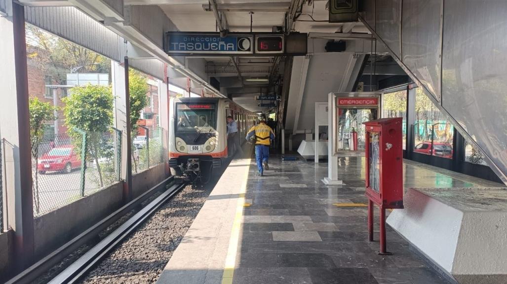 Desalojan Metro San Antonio Abad por persona que cayó a zona de vías