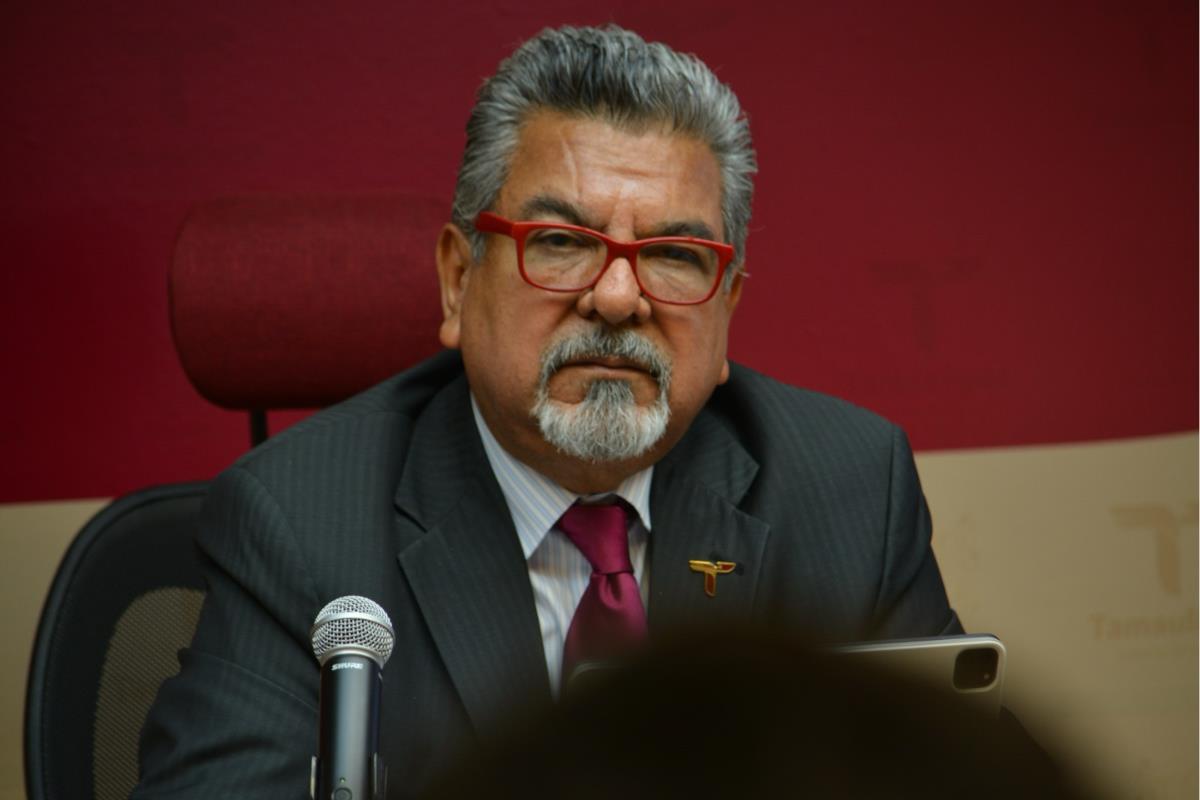 Jorge Cuéllar Montoya, titular de la Vocería de Seguridad Tamaulipas. Foto: Carlos García