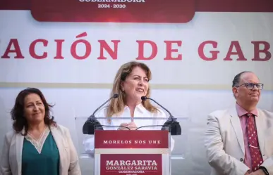 Presenta gobernadora electa de Morelos a su gabinete