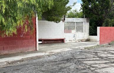 Se inunda primaria Cristóbal Colón en Saltillo por fuertes lluvias