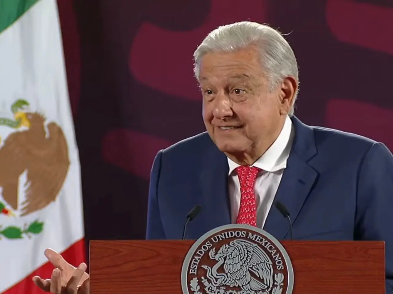 AMLO en mañanera. Foto: Captura de pantalla