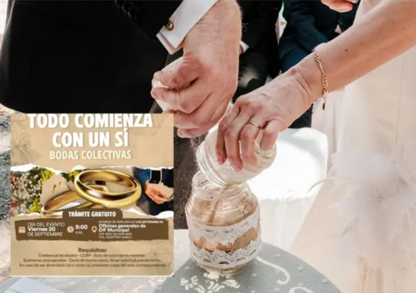 Bodas colectivas gratuitas en Escobedo