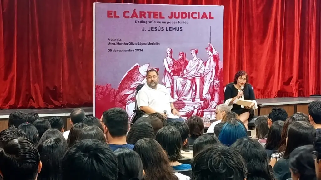 Presenta Jesús Lemus libro El Cártel Judicial