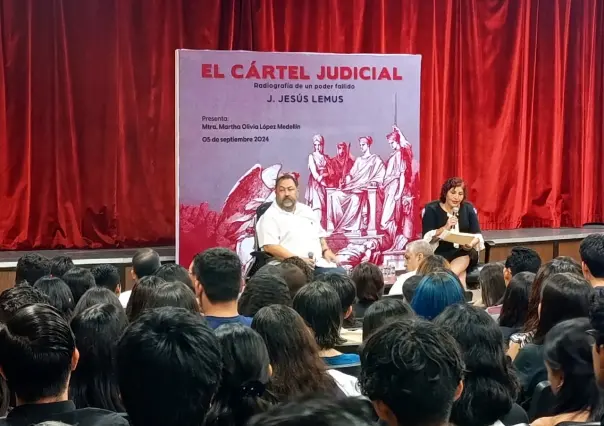 Presenta Jesús Lemus libro El Cártel Judicial