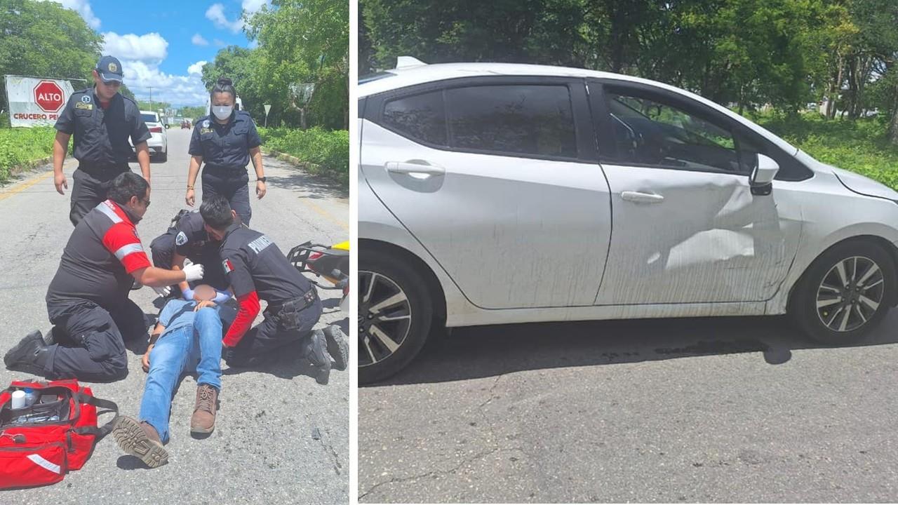 Elementos de SSP y Guardia Nacional llegaron al lugar del accidente Foto: Redes