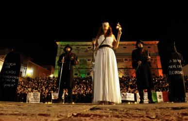 Con “Llorona” de fondo se manifiestan contra el avance de la reforma judicial