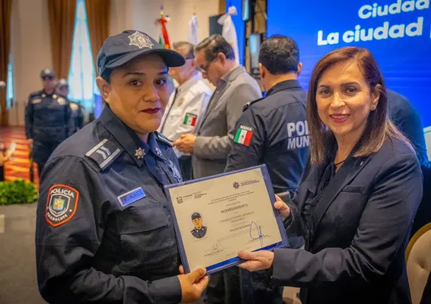 Conmemoran Día del Policía en Guadalupe con ascensos y reconocimientos