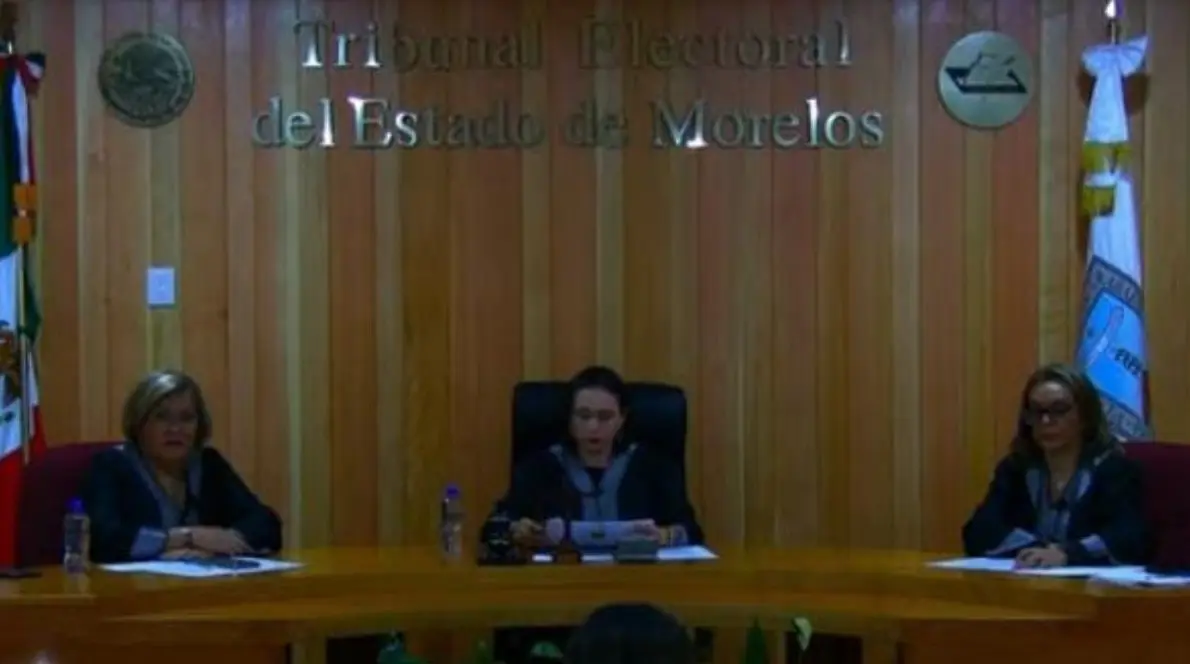 Sesión del Tribunal Electoral del Estado de Morelos Foto: Especial