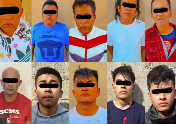 Les acaban el negocio y detienen a diez presuntos ladrones de vehículos