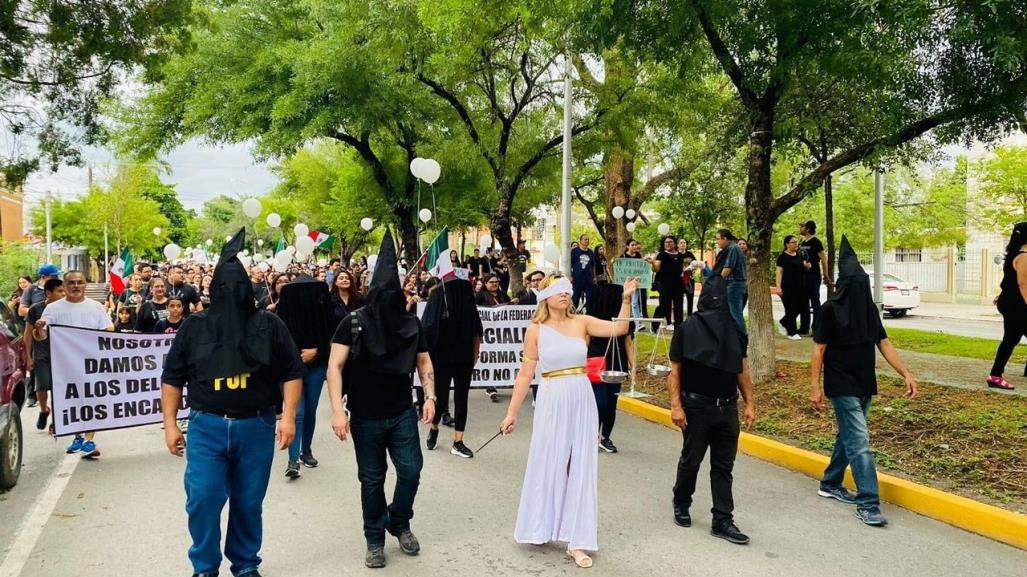 Organizan marcha en contra de la Reforma al Poder Judicial