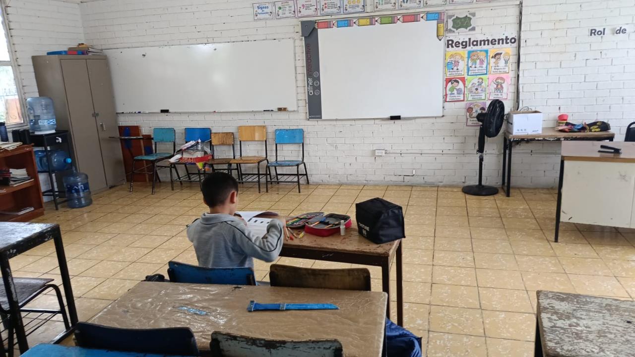 Ausentismo en escuelas de Saltillo por lluvia / Foto: Claudia Almaraz