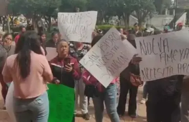 Protesta en Lerma por inundaciones en Nueva Ameyalco (VIDEO)