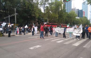 Bloquean accesos al Senado en protesta por reforma al Poder Judicial