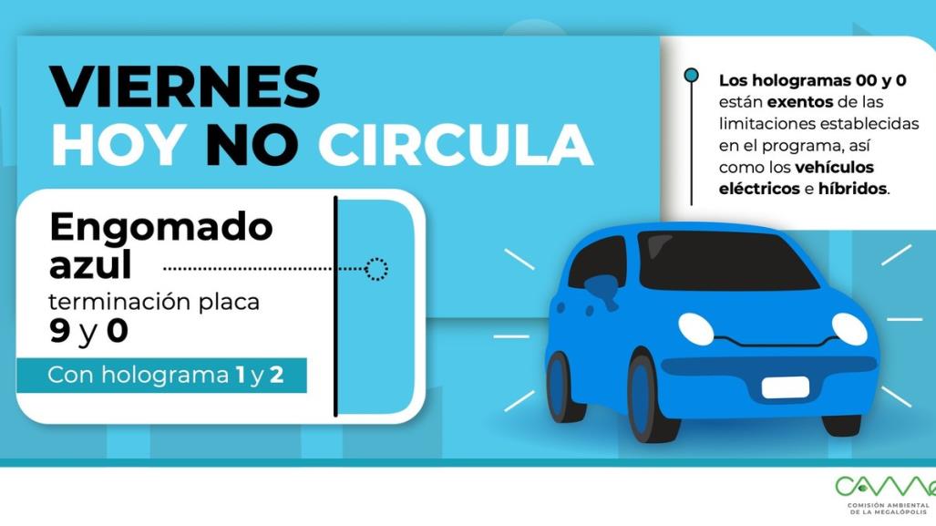 Todo lo que necesitas saber del Hoy No Circula para este viernes 6